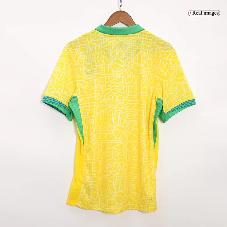 Men's Authentic Brazil Home Soccer Jersey Shirt COPA AMÉRICA 2024 - Pro Jersey Shop