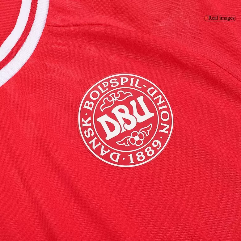 Men's Denmark Home Soccer Jersey Shirt EURO 2024 - Fan Version - Pro Jersey Shop