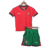 Kids Portugal Home Soccer Jersey Kit (Jersey+Shorts) EURO 2024 - Pro Jersey Shop