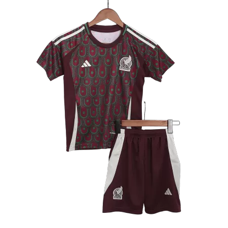 Kids Mexico Home Soccer Jersey Kit (Jersey+Shorts) COPA AMÉRICA 2024 - Pro Jersey Shop