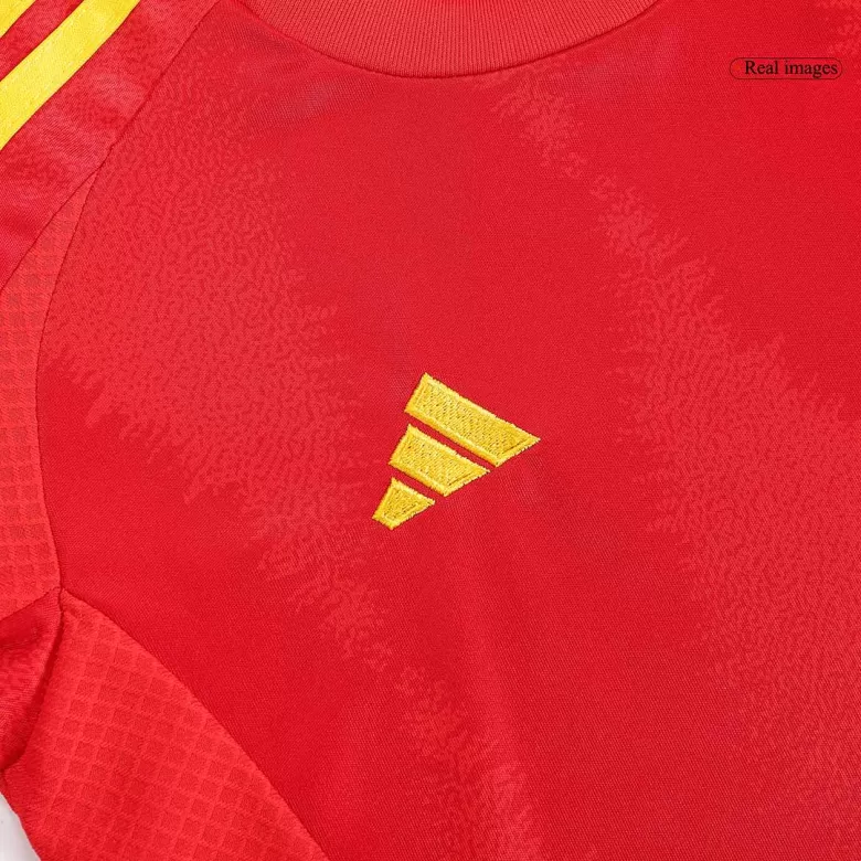 Kids Spain Home Soccer Jersey Kit (Jersey+Shorts) EURO 2024 - Pro Jersey Shop