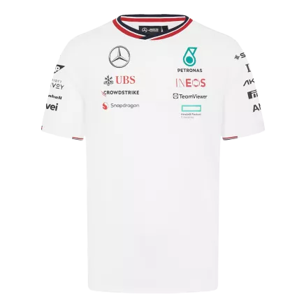 Men's Mercedes AMG Petronas F1 Racing Team T-Shirt White 2024 - Pro Jersey Shop