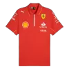 Men's Scuderia Ferrari F1 Racing Team Polo Red 2024 - Pro Jersey Shop
