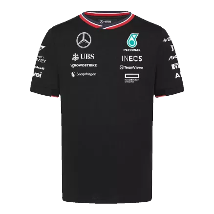 Men's Mercedes AMG Petronas F1 Racing Team T-Shirt Black 2024 - Pro Jersey Shop