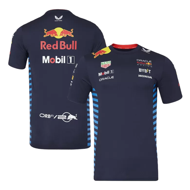 Men's Oracle Red Bull F1 Racing Team T-Shirt 2024 Black - Pro Jersey Shop