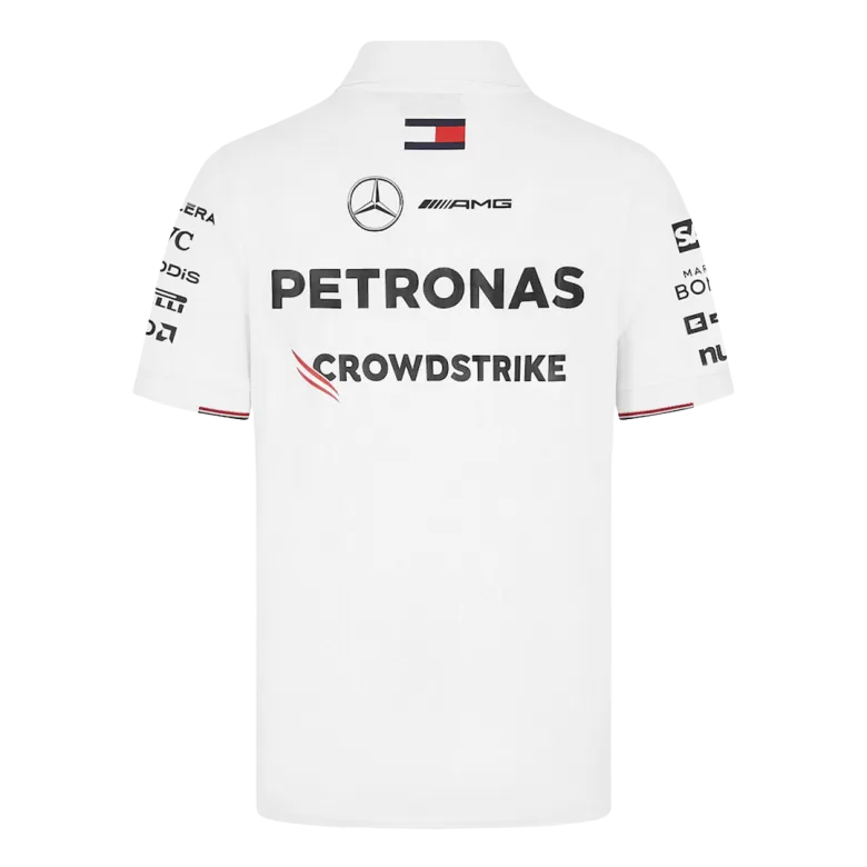 Men's Mercedes AMG Petronas F1 Racing Team Polo White 2024 - Pro Jersey Shop