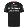 Men's Mercedes AMG Petronas F1 Racing Team T-Shirt Black 2024 - Pro Jersey Shop