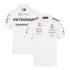 Men's Mercedes AMG Petronas F1 Racing Team Polo White 2024 - Pro Jersey Shop