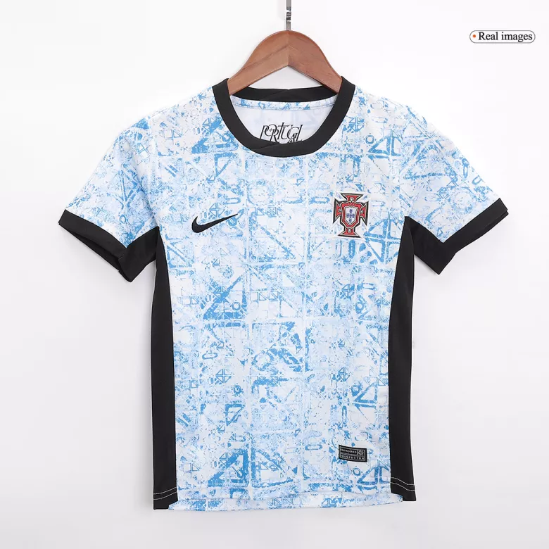 Kids Portugal Away Soccer Jersey Kit (Jersey+Shorts) Euro 2024 - Pro Jersey Shop