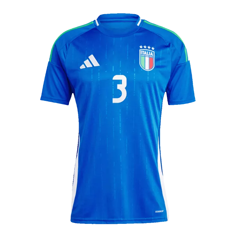 Men's DIMARCO #3 Italy Home Soccer Jersey Shirt Euro 2024 - Fan Version - Pro Jersey Shop