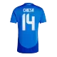 Premium Quality Men's CHIESA #14 Italy Home Soccer Jersey Shirt Euro 2024 - Fan Version - Pro Jersey Shop
