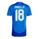 Premium Quality Men's BARELLA #18 Italy Home Soccer Jersey Shirt Euro 2024 - Fan Version - Pro Jersey Shop