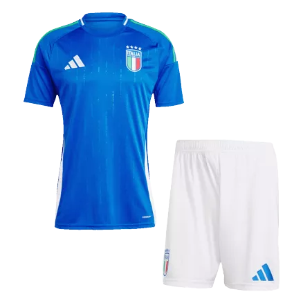 Men's Italy Home Soccer Jersey Kit (Jersey+Shorts) Euro 2024 - Pro Jersey Shop