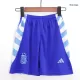 Kids Argentina Away Soccer Jersey Whole Kit (Jersey+Shorts+Socks) COPA AMÉRICA 2024 - Pro Jersey Shop