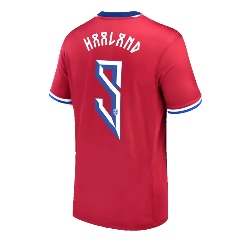 Men's HAALAND #9 Norway Home Soccer Jersey Shirt EURO 2024 - Fan Version - Pro Jersey Shop