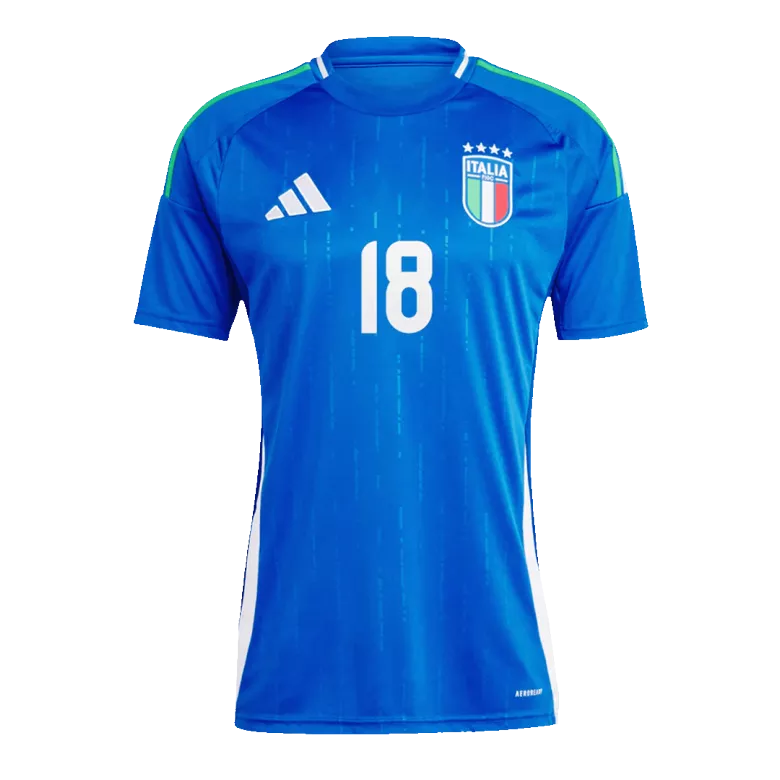 Men's BARELLA #18 Italy Home Soccer Jersey Shirt Euro 2024 - Fan Version - Pro Jersey Shop