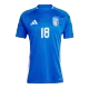 Premium Quality Men's BARELLA #18 Italy Home Soccer Jersey Shirt Euro 2024 - Fan Version - Pro Jersey Shop
