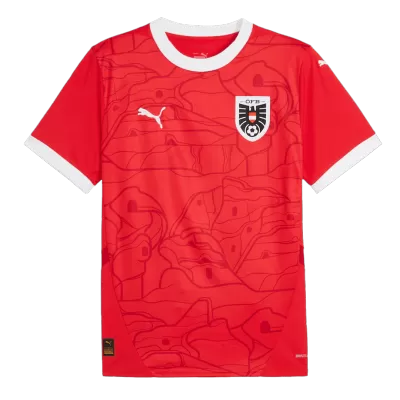 Men's Austria Home Soccer Jersey Shirt Euro 2024 - Fan Version - Pro Jersey Shop