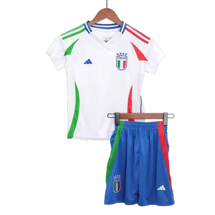 Kids Italy Away Soccer Jersey Kit (Jersey+Shorts) Euro 2024 - Pro Jersey Shop