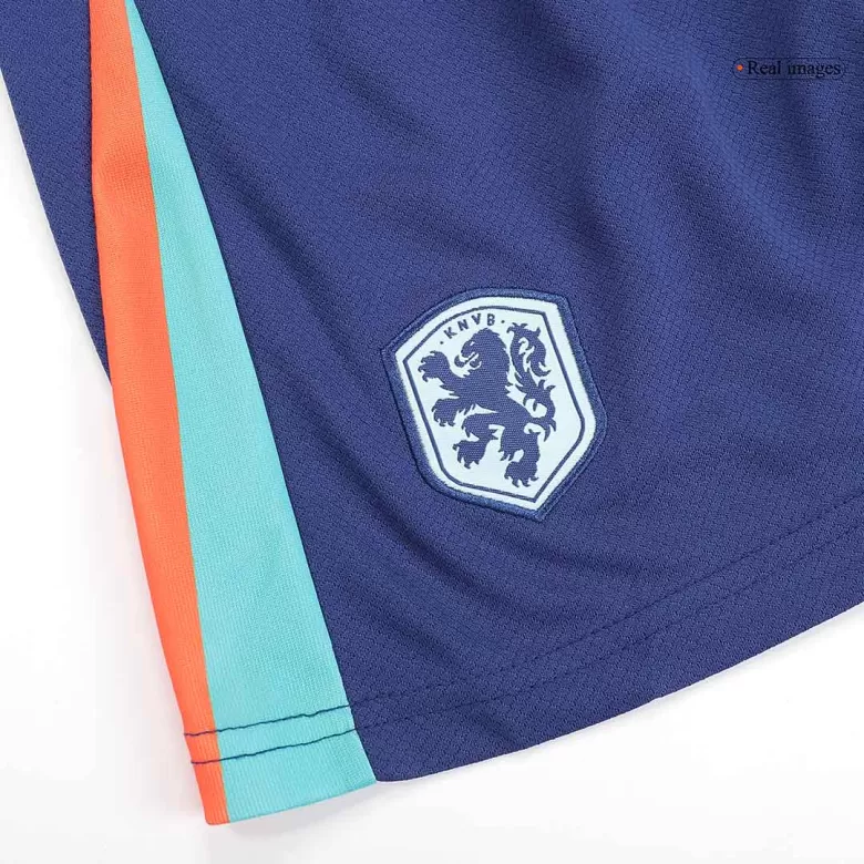 Kids Netherlands Away Soccer Jersey Kit (Jersey+Shorts) Euro 2024 - Pro Jersey Shop