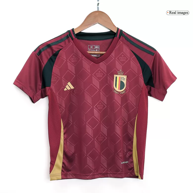 Kids Belgium Home Soccer Jersey Kit (Jersey+Shorts) Euro 2024 - Pro Jersey Shop