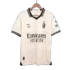 Men's Light Cream AC Milan X Pleasures Fourth Away Soccer Jersey Shirt 2023/24 - Fan Version - Pro Jersey Shop