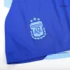 Men's Argentina Away Soccer Shorts COPA AMÉRICA 2024 - Pro Jersey Shop
