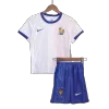 Kids France Away Soccer Jersey Kit (Jersey+Shorts) Euro 2024 - Pro Jersey Shop