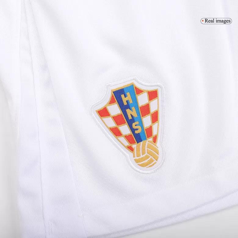 Men's Croatia Home Soccer Shorts Euro 2024 - Pro Jersey Shop