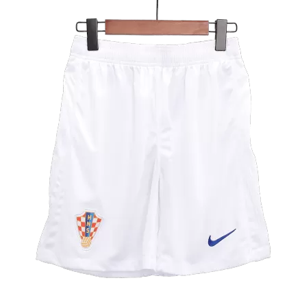 Men's Croatia Home Soccer Shorts Euro 2024 - Pro Jersey Shop