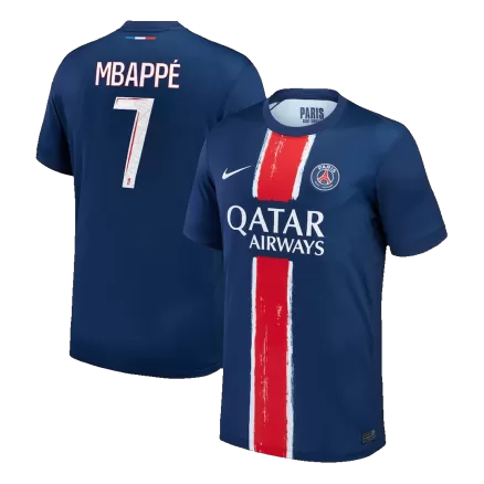 Men's MBAPPÉ #7 PSG Home Soccer Jersey Shirt 2024/25 - Fan Version - Pro Jersey Shop