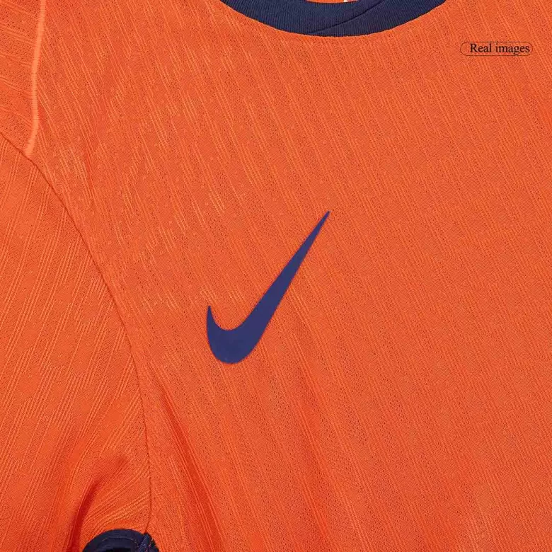 Men's Authentic Netherlands Home Soccer Jersey Shirt Euro 2024 - Player Version - Pro Jersey Shop