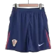Men's Croatia Away Soccer Shorts Euro 2024 - Pro Jersey Shop