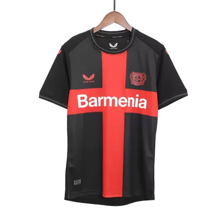 Men's Authentic Bayer 04 Leverkusen Home Soccer Jersey Shirt 2023/24 - Player Version - Pro Jersey Shop