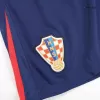 Men's Croatia Away Soccer Shorts Euro 2024 - Pro Jersey Shop