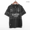 Kids AC Milan x Pleasures Fourth Away Soccer Jersey Kit (Jersey+Shorts) 2023/24-Dark version - Pro Jersey Shop