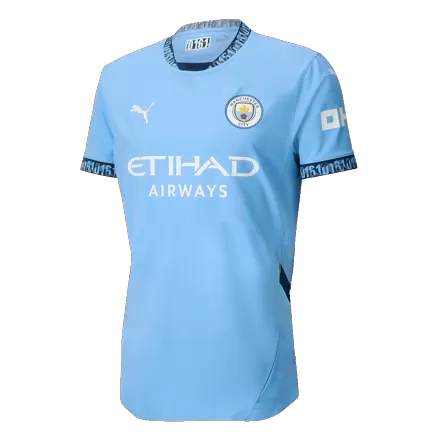Men's Authentic Manchester City Home Soccer Jersey Shirt 2024/25 - Player Version - Pro Jersey Shop