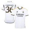Premium Quality Men's CAMPEONES #36 Real Madrid Home Soccer Jersey Shirt 2023/24 - Fan Version - Pro Jersey Shop