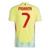 Men's MORATA #7 Spain Away Soccer Jersey Shirt Euro 2024 - Fan Version - Pro Jersey Shop