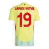 Men's LAMINE YAMAL #19 Spain Away Soccer Jersey Shirt Euro 2024 - Fan Version - Pro Jersey Shop