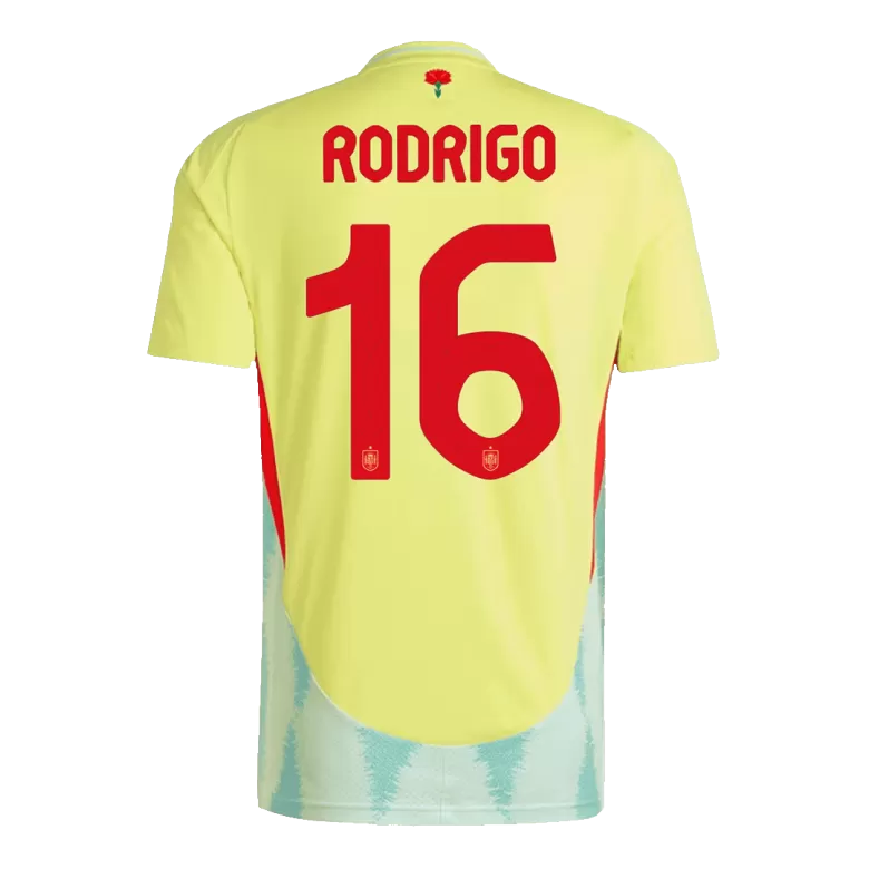 Men's RODRIGO #16 Spain Away Soccer Jersey Shirt Euro 2024 - Fan Version - Pro Jersey Shop