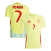 Men's MORATA #7 Spain Away Soccer Jersey Shirt Euro 2024 - Fan Version - Pro Jersey Shop