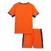 Kids Netherlands Home Soccer Jersey Kit (Jersey+Shorts) Euro 2024 - Pro Jersey Shop