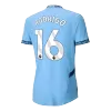 Men's Authentic RODRIGO #16 Manchester City Home Soccer Jersey Shirt 2024/25 - Player Version - Pro Jersey Shop