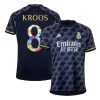 Men's KROOS #8 Real Madrid Away Soccer Jersey Shirt 2023/24 Sen2 Font- Fan Version - Pro Jersey Shop