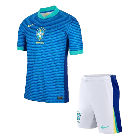Men's Brazil Away Soccer Jersey Kit (Jersey+Shorts) COPA AMÉRICA 2024 - Pro Jersey Shop