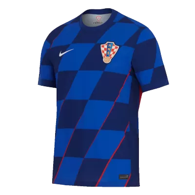 Men's Croatia Away Soccer Jersey Shirt Euro 2024 - Fan Version - Pro Jersey Shop