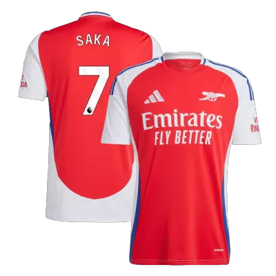 Premium Quality Men's SAKA #7 Arsenal Home Soccer Jersey Shirt 2024/25 - Fan Version - Pro Jersey Shop