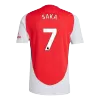 Men's Authentic SAKA #7 Arsenal Home Soccer Jersey Shirt 2024/25 - Player Version - Pro Jersey Shop