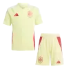 Kids Spain Away Soccer Jersey Kit (Jersey+Shorts) Euro 2024 - Pro Jersey Shop